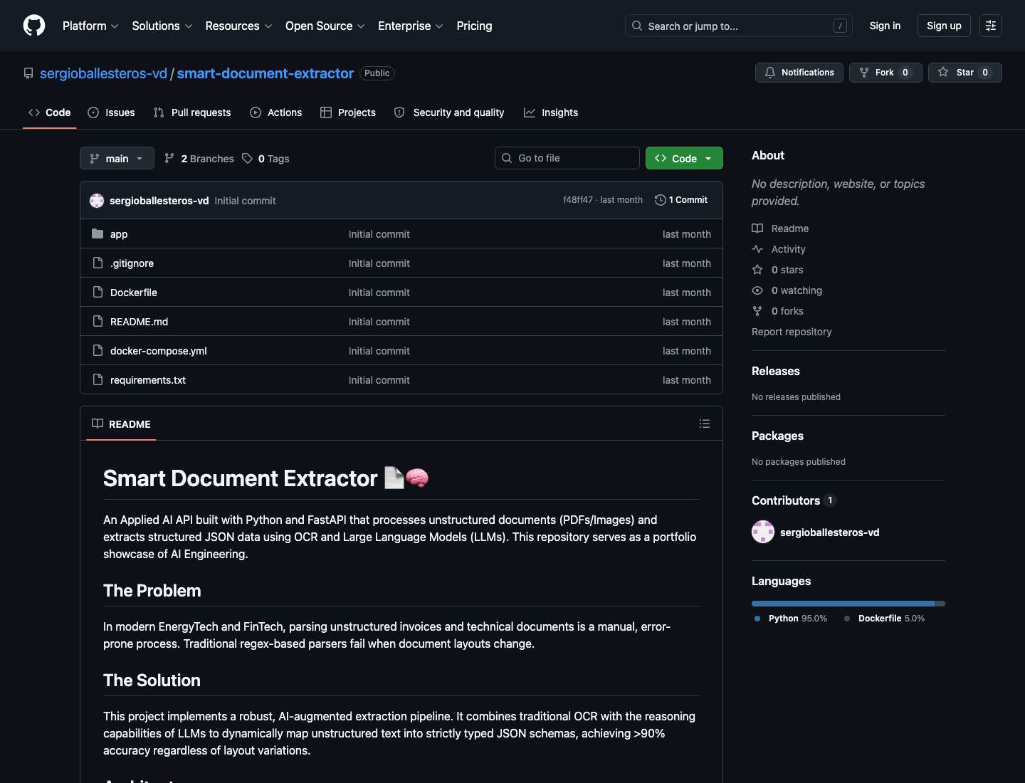 GitHub capture of smart-document-extractor repository